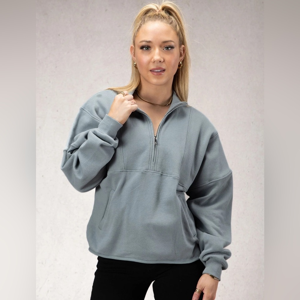 W504 Throwback Pullover Slate
